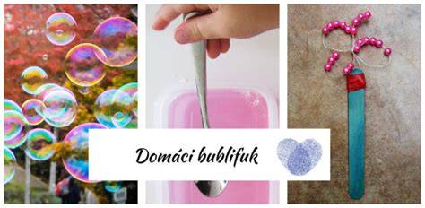 Domáci bublifuk a modelovacie cesto pre malé deti