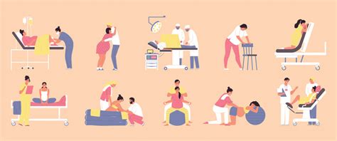 Žena využívajúca fit loptu pri pôrode