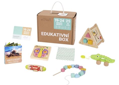 Edukačné boxy pre najmenších - ilustrácia balíčkov a hračiek