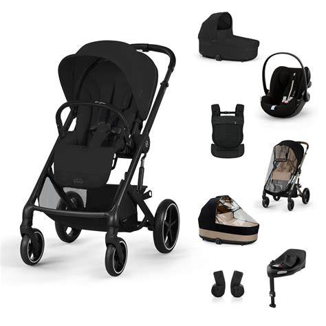 Schéma cestovného systému Cybex s kompatibilnými korbami a autosedačkami