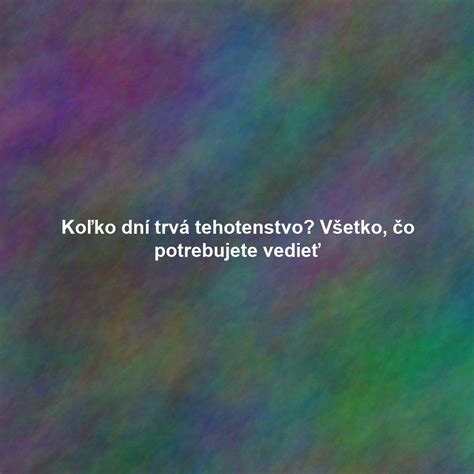 Tehotenstvo a pôrod u zvierat: Všetko, čo potrebujete vedieť