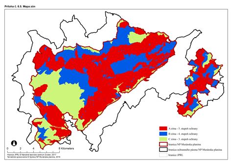 Mapa Pieninského národného parku