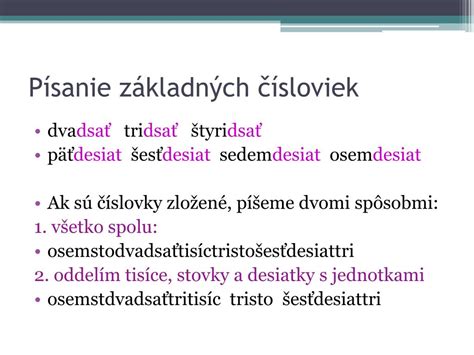 Správne písanie čísloviek: od základných po radové