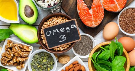 Ilustrácia zdravej stravy bohatej na omega-3 mastné kyseliny a vlákninu