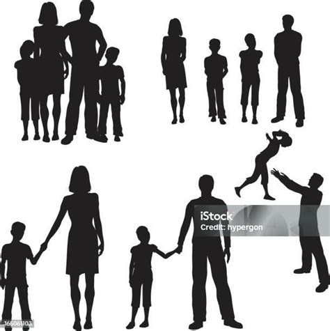 Ilustrácia rodiny s dieťaťom