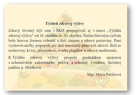 Obrázok zdravej a pestrej školskej desiaty
