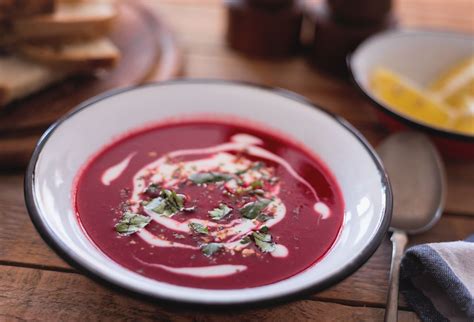 Cviklová polievka pre deti