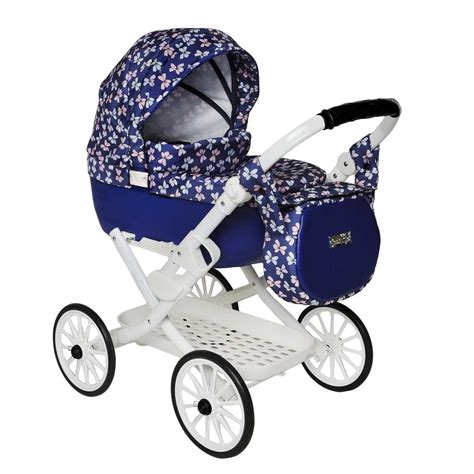 Kočík pre bábiky s bodkovaným vzorom