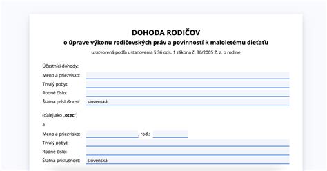 Infografika o právach a povinnostiach rodičov po rozvode