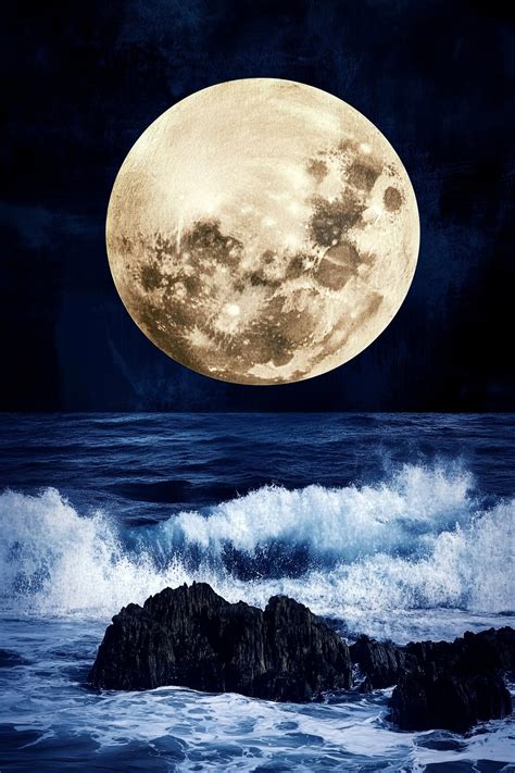 Ilustrácia splnu mesiaca