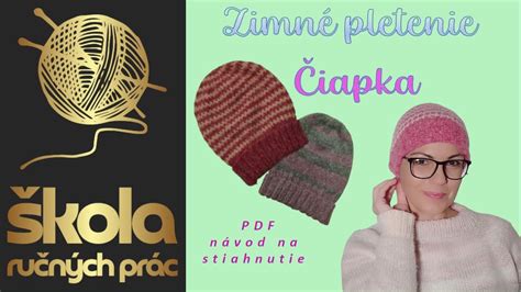 Schéma pletenia čiapky