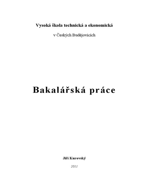 Ilustrácia výberu tém pre bakalársku prácu