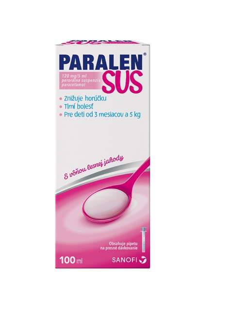 liek vo forme suspenzie s obsahom paracetamolu