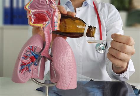 Ilustrácia pľúc s hlienom