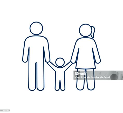 Ilustrácia rodiny s dieťaťom a daňovými dokumentmi