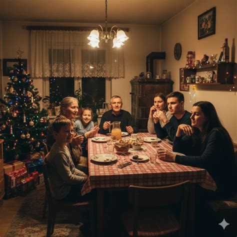 Rodina rozprávajúca sa pri spoločnom stole, bez mobilných telefónov