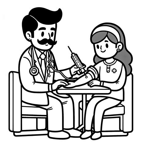 Lekár pri kontrole bábätka