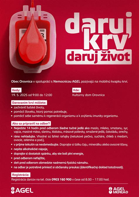 Infografika s odporúčaniami pred darovaním krvi