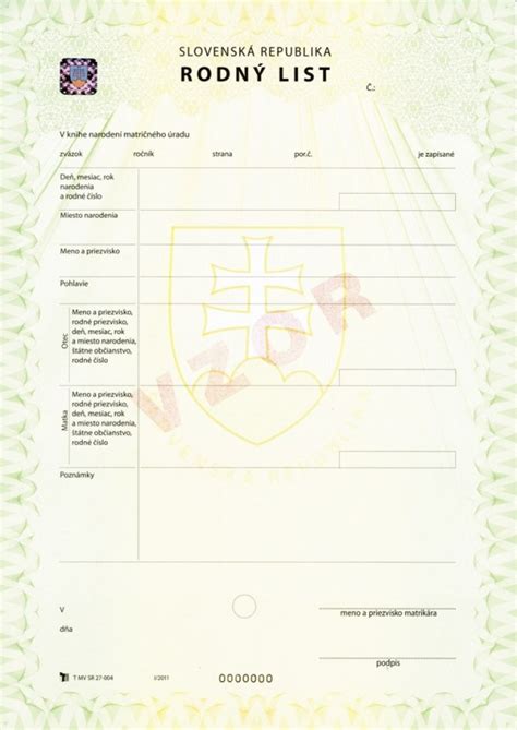 Kedy a prečo potrebujete rodný list dieťaťa