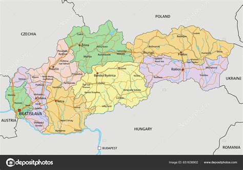 Mapa Slovenska s vyznačenými regiónmi s najvyšším počtom cisárskych rezov