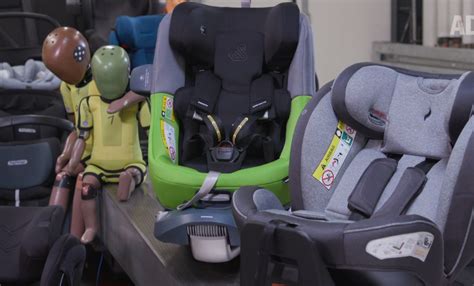 Crash test detskej autosedačky