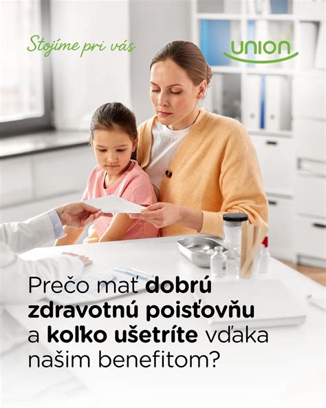 Infografika o rôznych príspevkoch a benefitoch od Union zdravotnej poisťovne