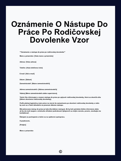 Infografika o právach rodičov pri návrate do zamestnania po rodičovskej dovolenke