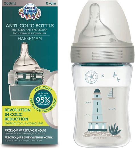 Antikoliková fľaša Canpol Babies Haberman 260 ml: Inovatívne riešenie proti kolike