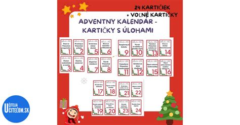 Slovenský zoznam úloh na adventný kalendár