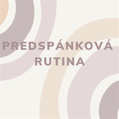 Predspánková rutina dieťaťa
