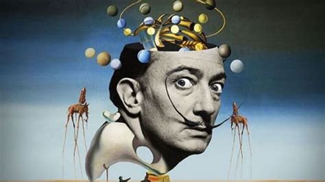 Surrealistický obraz Salvadora Dalího