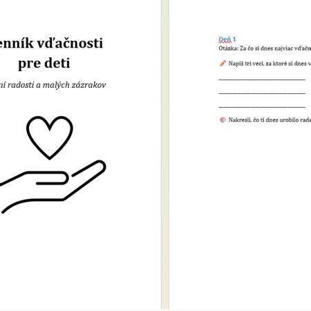 Ilustrácia: Pohár vďačnosti - ako spolu tvoriť denník vďačnosti