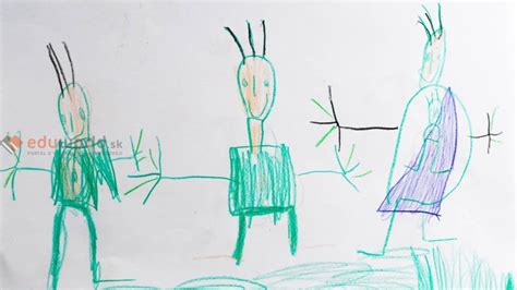 Detská kresba hlavonožca