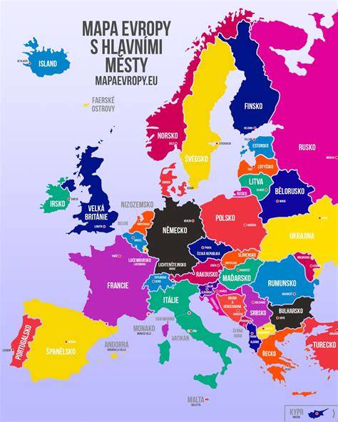 Mapa krajín/oblastí s legislatívou o otcovstve v Európe