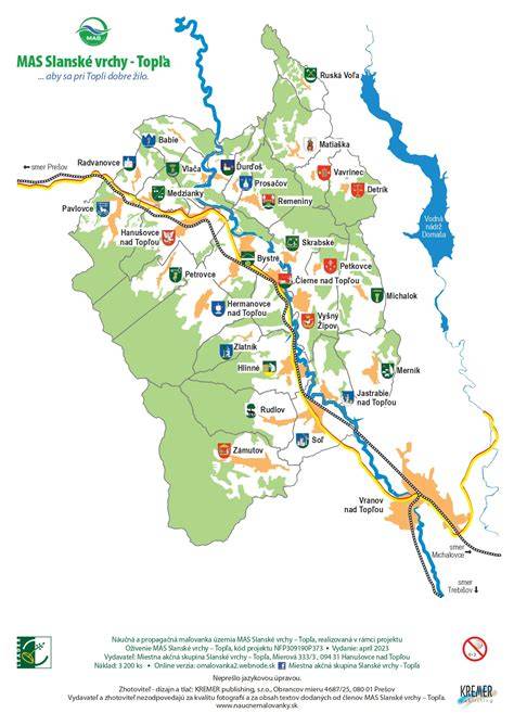 Mapa územia a itinerár záchranných akcií Žegoty