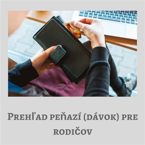 Infografika: Prehľad ďalších dávok pre rodičov