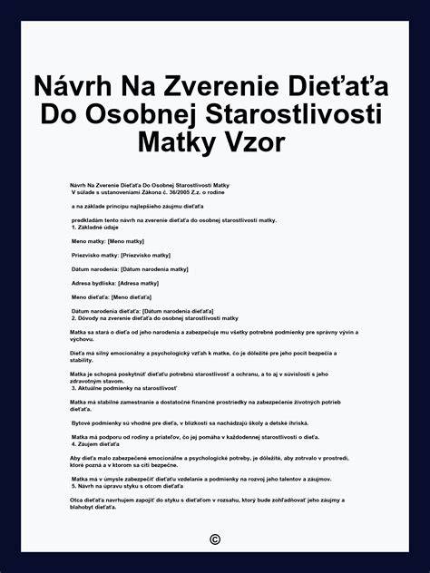 Infografika: Krok za krokom k zvereniu dieťaťa do osobnej starostlivosti