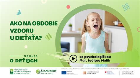 Ako zvládnuť obdobie vzdoru u 19 mesačného dieťaťa