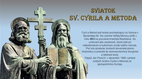 Ilustrácia sv. Cyrila a Metoda s hlaholikou
