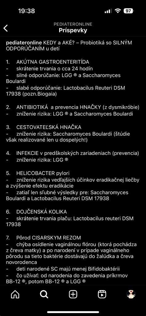 Tabuľka: Probiotiká pre dojčatá - kmene a vekové odporúčania