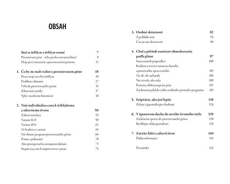 Zoznam odporúčaných potravín pre zdravý prerušovaný pôst