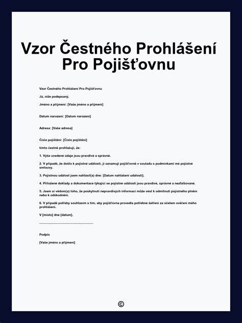 Infografika: Vzor čestného vyhlásenia a kroky jeho vyplnenia
