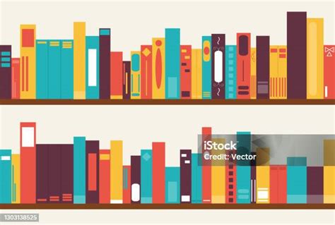 Polica s knihami rôznych žánrov pre deti