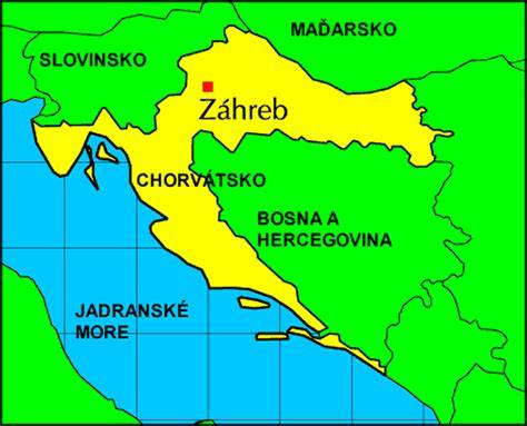 Mapa chorvátskeho pobrežia s vyznačením hlavných turistických destinácií