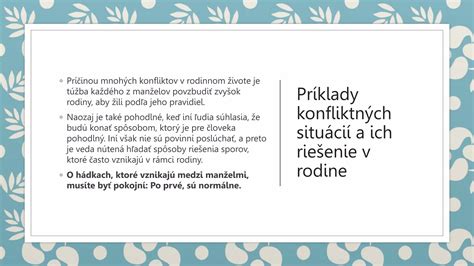 Infografika s príkladmi jasných pravidiel v rodine