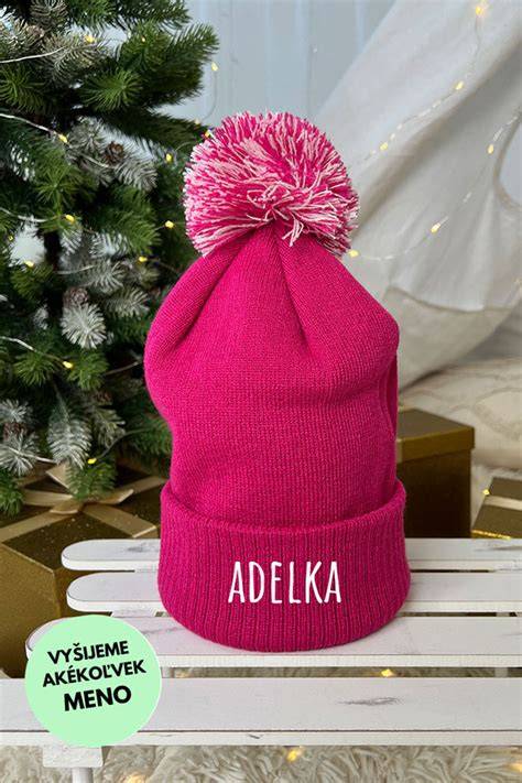 Fotografia na textile a čiapka s menom