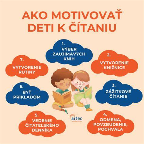 Infografika: Cesty ako motivovať dieťa k čítaniu (niekoľko krokov a tipov)