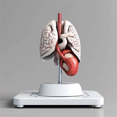 3D model hrudníka získaný antropometrickým skenovaním