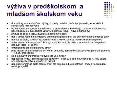 Diéta v mladšom školskom veku: Základ pre zdravý rast a rozvoj