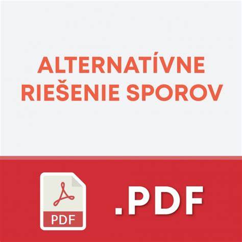 Mapa služieb ARS a platformy riešenia sporov